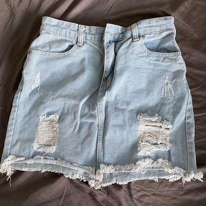 Brand new never worn denim skirt